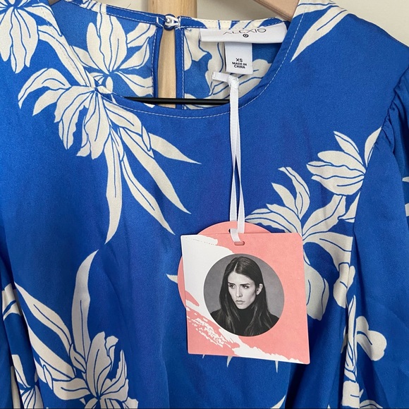 XS Alexis for Target Blue Rope Tie Dress SOLDOUT - Picture 4 of 6